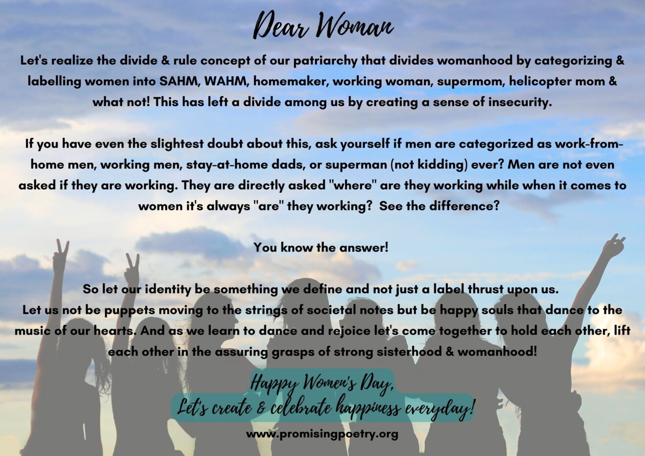 Uncovering the Truth: Happy Women’s Day to Women Fighting Ongoing Struggles