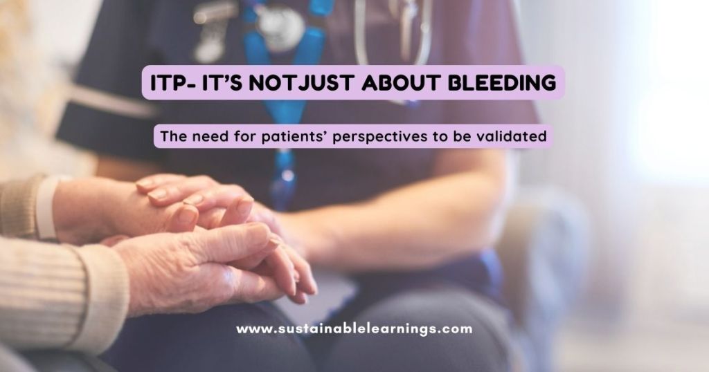 ITP-it's not just about bleeding