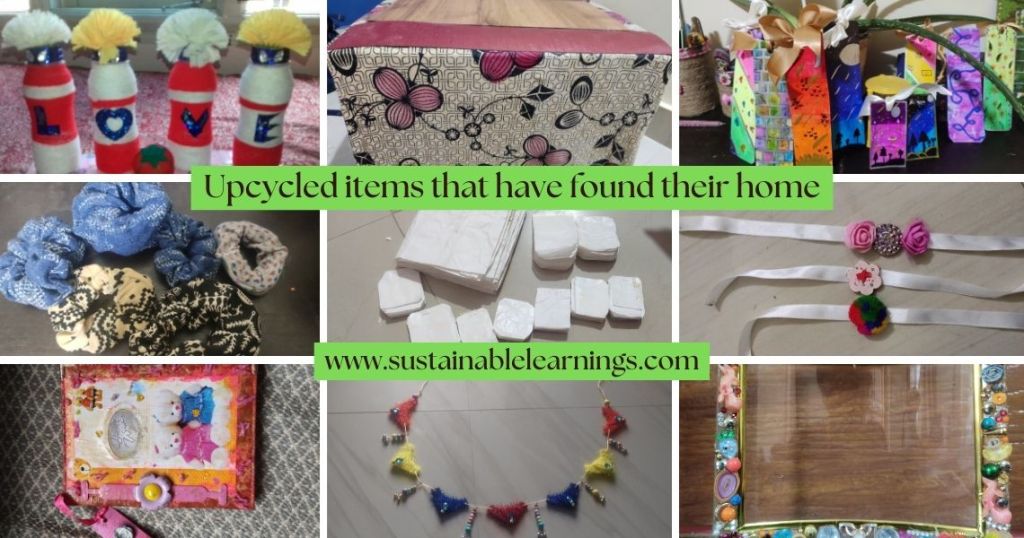 Upcycled items that have found their&nbsp;home
